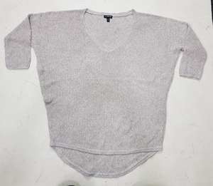 เสื้อสเวตเตอร์คอโอ แขนยาว ผ้าฝ้าย 100% สำหรับผู้หญิง แบรนด์ดัง ของเหลือจากการผลิต  แบบถักทันสมัย - Product Image 1