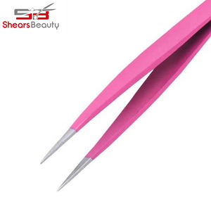 Anti-Static Eyebrow Tweezers Makeup Curved Stainless Steel Eyelash Eyebrow Extension Tweezers Tools - Product Image 6