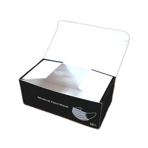 Tùy chỉnh in cho N95 y tế mặt nạ UV lớp phủ matt Cán dập nổi Bao bì hộp cho phẫu thuật Mặt nạ sử dụng trong - Product Image 3