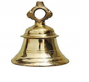 Campana de latón de diseño personalizado, regalo de decoración del hogar de estilo antiguo con logotipo impreso, los más vendidos del fabricante indio, chapado en metal - Product Image 1