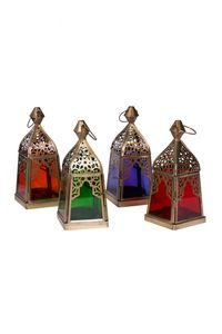 Linterna de Metal marroquí de plata hecha a mano de alta calidad estilo Vintage antiguo personalizable Interior Exterior hogar jardín boda - Product Image 2