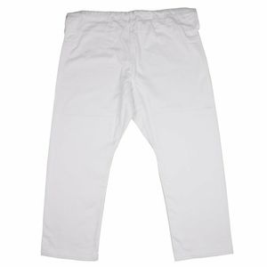 Pantalones BJJ de tela Rip Stop blancos, ropa deportiva Jiu Jitsu hecha a medida de alta calidad, servicios OEM resistentes, hecha a medida en Pakistán - Product Image 2