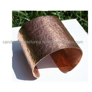 Manufacture Pure Natural Copper <b>Magnetic</b> Gold Plated Handmade Arthritis <b>Therapy</b> <b>Bracelet</b> Bangle - Product Image 3