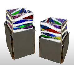 Table Mounted Hanging Mosaic Glass <b>Tealight</b> Votive Candle <b>Holder</b> with Metal Frame Diwali Decorations Items for Home and Diwali - Product Image 5