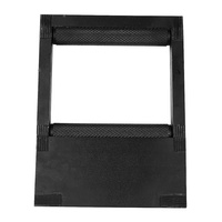 Support de nettoyage de chaîne de pneus pour moto, en Aluminium, Portable, pour roues, étagère de nettoyage en lubrifiant, rouleaux durables, rampe de levage, 2 pièces