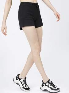 2025 personnalisé femmes sweat Shorts taille élastique doux français éponge été décontracté entraînement Shorts avec poches Slim Fit Yoga Shorts - Product Image 2