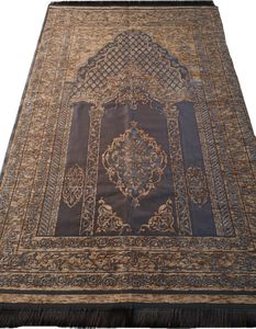 พรมสำหรับสวดมนต์ของชาวมุสลิม,พรมสำหรับมุสลิม Chenille Lux ศาลา Sajadah Namaz Seccadesi ตุรกี - Product Image 2