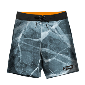 Bañadores cortos de playa para hombre, traje de baño personalizado de diseño azul - Product Image 4