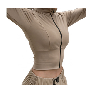 Camiseta sin mangas personalizada con logo para mujer 2025, top corto de poliéster con cremallera y cuello alto para verano, ropa urbana, top corto para gimnasio, sudaderas. - Product Image 2