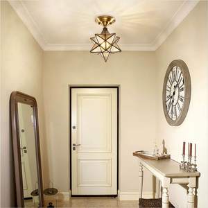 โคมไฟกระจกฝ้า,อุปกรณ์ตกแต่งกระจกรูปดาว Moravian แบบแฮนด์เมด - Product Image 6