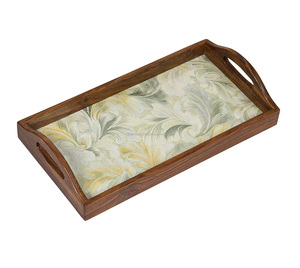 Plateau de service en bois écologique de taille personnalisée Design classique pour la vente en gros de restaurant d'hôtel à la maison - Product Image 4