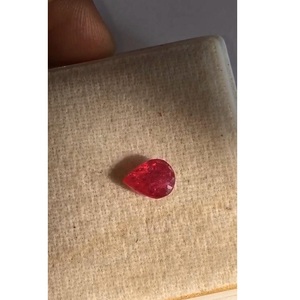 Tự nhiên không được làm nóng và không được điều trị <span class=keywords><strong>Ruby</strong></span> 9*7mm Lê cắt AAA ánh với màu đỏ đẹp và AAA chất lượng mozambique <span class=keywords><strong>Ruby</strong></span> - Product Image 3