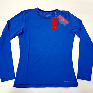 Lot de vêtements en stock, marques originales, chemisiers à manches longues et col rond pour femmes et jeunes filles, t-shirts décontractés, stock du Bangladesh - Product Image 1