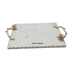 Hammered Design <b>Metal</b> <b>Tray</b> - Product Image 6