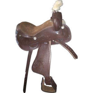 อานตะวันตกหนังแท้สีน้ำตาลเข้มเงินดอลลาร์60 14 15 16 17 18 - Product Image 1