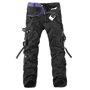 cargo Pants Trousers <b>Work</b> Slim <b>Light</b> Multi Pockets Bottoms - Product Image 1