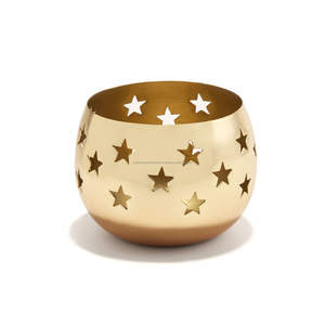 Stars Design Metal Votive <b>Candle</b> <b>Holder</b> Round Shape Luxury <b>Candle</b> Jar Home and Wedding Decor Golden <b>Candle</b> Votive - Product Image 5