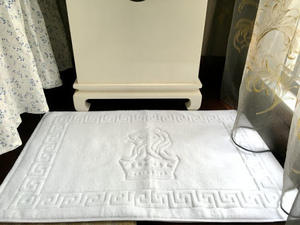ผ้าฝ้ายเทอร์รี่100% โรงแรม Bathmats, Jacquard และธรรมดา - Product Image 5
