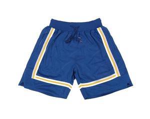 Shorts de sport unisexes pour hommes, respirants, à séchage rapide, en polyester, logo personnalisé, style décontracté, poches en mesh pour le basket-ball, style lavé - Product Image 3