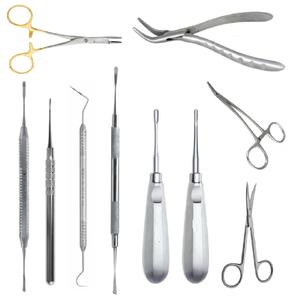 Juego de Instrumental Quirúrgico Dental de Acero Inoxidable Manual - Product Image 1