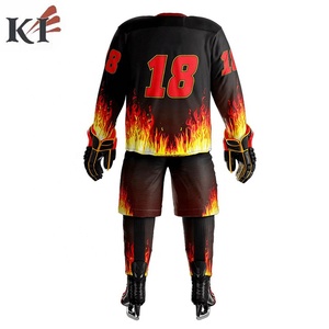 T-shirt de hockey sur glace personnalisé avec logo imprimé par sublimation sur le devant, 100 % polyester, unisexe, col rond, manches courtes, pour adultes, équipe USA 2026 - Product Image 3