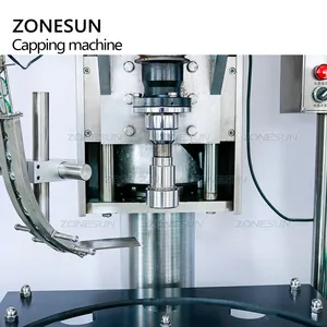 ZONESUN ZS-XG440E Automatique Bière Champagne Bouteille Couronne Capsules En Aluminium Sertisseuse Plafonnement Pour Jus De Boissons Bouteilles