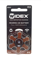 Pile auditive Widex taille 312 sans mercure, piles bouton au zinc-air