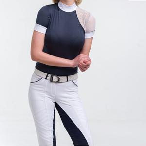 เสื้อนักขี่ม้าของผู้หญิงเสื้อนักขี่ม้าแขนสั้นยืดแบบตามสั่งเสื้อนักขี่ม้า - Product Image 4