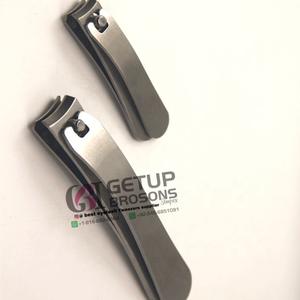 เครื่องมือความงามบรรจุภัณฑ์แบบกำหนดเองได้,ที่ตัดเล็บสีดำแบบมีสไตล์ทำจากสเตนเลสสตีลพร้อมโลโก้ของคุณเอง - Product Image 2