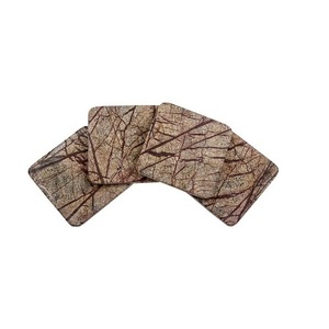 Sustainable Quality <b>Green</b> Marble <b>Coaster</b> Set for Coffee or Tea Cup Pads Dinner Party Table Top Marble Tea <b>Coaster</b> Set of 4 - Product Image 2