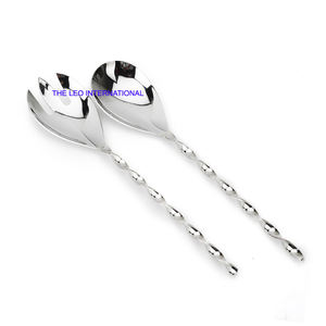 Juego de cubiertos plateados para restaurante, Cucharas, tenedores y cuchillos, cubiertos de acero inoxidable - Product Image 2