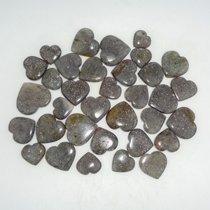 Vente en gros au meilleur prix de pierre de soleil noire pierre de palmier en forme de coeur pierre précieuse naturelle quartz pour guérir l'équilibre Feng Shui Chakra et Reiki - Product Image 2