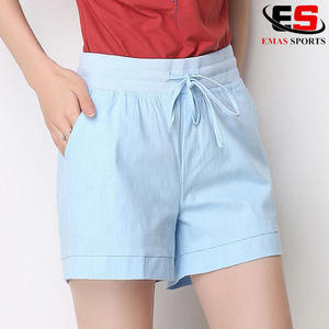 2021 été nouvelle mode respirant grande taille femmes Shorts décontracté taille moyenne Polyester Micro maille rue Shorts - Product Image 6