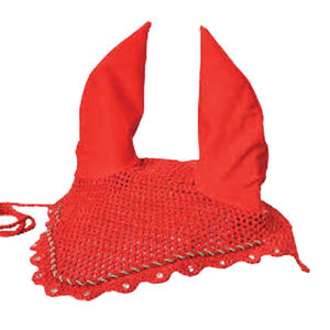 Bonnets auriculaires anti-mouches pour cheval, 1 paire, design OEM, haute qualité, voile de protection équitation, à bas prix, meilleure fabrication - Product Image 1