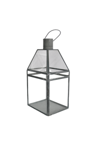 Decorative Large Hexagonal Metal <b>Lantern</b> Black Finish Candle Holders <b>Set</b> of 2 Metal Candle <b>Lantern</b> - Product Image 4