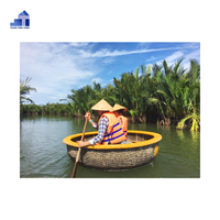Bateau gonflable en bambou écologique pour 6 personnes, idéal pour les vacances, le camping et la pêche, en provenance du Vietnam