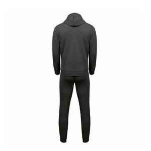 Haute qualité 100% coton hommes charbon de bois piste vêtements de sport hommes taille haute respirant capuche Jogging survêtements décontracté pour l'hiver - Product Image 2