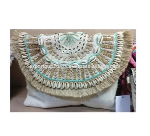 Ladies Evening Clutch Bag with Tassel <b>Coin</b> Beads Ele Luggage & <b>Case</b> - Product Image 5
