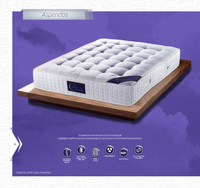 Matelas en mousse à mémoire de forme de qualité supérieure, modernes, antibactériens, avec fonctions de massage, housse en tissu tricoté, meubles pour appartement, maison, salon