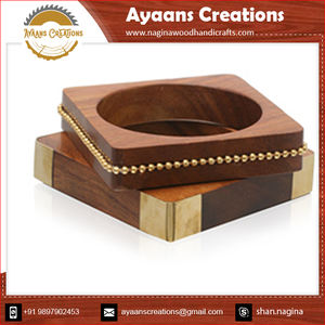 AYAANS61 2024 Factory Sale Best Quality Painted <b>Wooden</b> <b>Bangles</b> Eco-Friendly Stylist for Sale at Lowest Price - Product Image 6