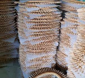 Espejo de Baño Redondo Estilo Europeo, Espejo de Pared de Ratán Hecho a Mano, Material de Vidrio para Uso Diario, Decoración del Hogar, Hecho en Vietnam - Product Image 5