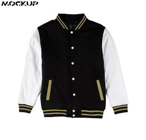 2025New Hommes Baseball Brodé Manteaux Slim Fit College Laine Varsity Vestes Hommes Stand Top Produit - Product Image 6