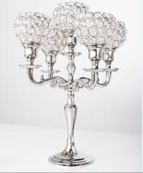 Candelabro de plata con bollo de cristal, hecho en la India - Product Image 5