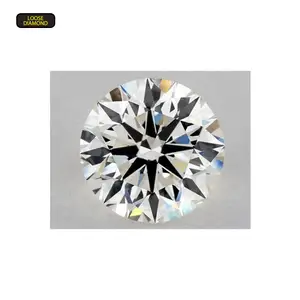 至高无上的质量VVS清晰度VS颜色1.8毫米白色宽松真正的天然钻石