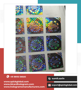 Etiqueta adhesiva holográfica personalizada etiqueta de seguridad etiqueta adhesiva de holograma personalizada pegatina de holograma 3D - Product Image 4