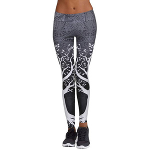 Mallas de yoga para mujer impresas personalizadas de alta calidad, tamaño personalizado y diseño para uso en el gimnasio - Product Image 1