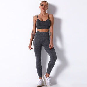 Ropa de Fitness y yoga para mujer, trajes de entrenamiento y ejercicio con material de la mejor calidad, sujetador de alta elasticidad y pantalones cortos - Product Image 4