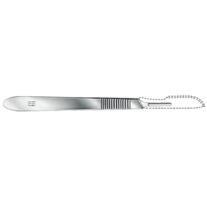Poignée de scalpel en acier inoxydable de haute qualité No.3 Fabricant et exportateur d'instruments chirurgicaux - Product Image 5
