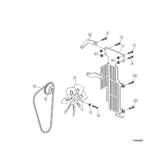 Pièce de rechange pour tracteur JD johdeere, numéro de pièce de support R180921 - Product Image 4