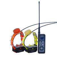 Collier GPS étanche pour chien avec fonction d'entraînement pour la chasse sans carte SIM GPS-DTR-25002-PRO pour 2 chiens